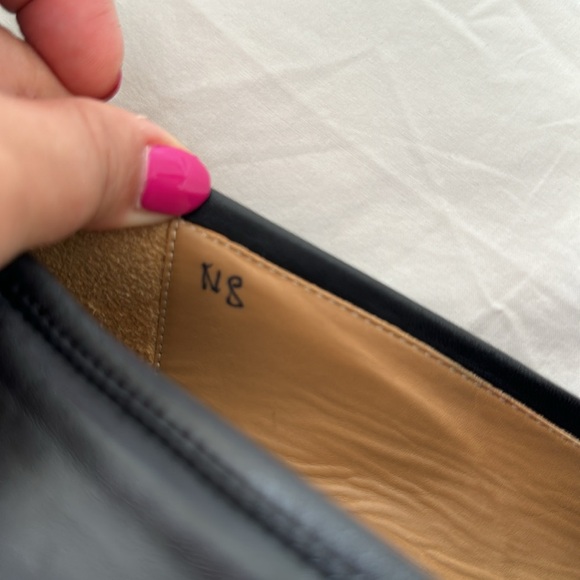 Pastori men’s black slip on leather loafers size 8 made in Italy - Picture 8 of 8